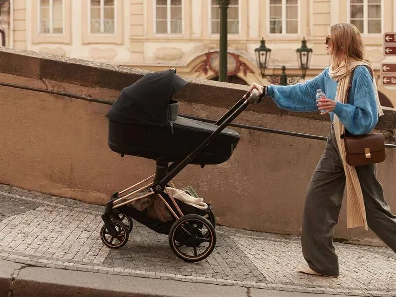 girl with the stroller